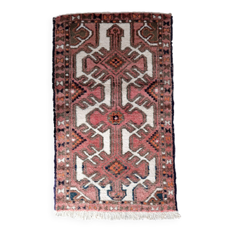 Tapis vintage Hamadan fait main