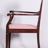 Fauteuil en noyer Art Nouveau restauré, polonais relancé, Autriche, années 1910