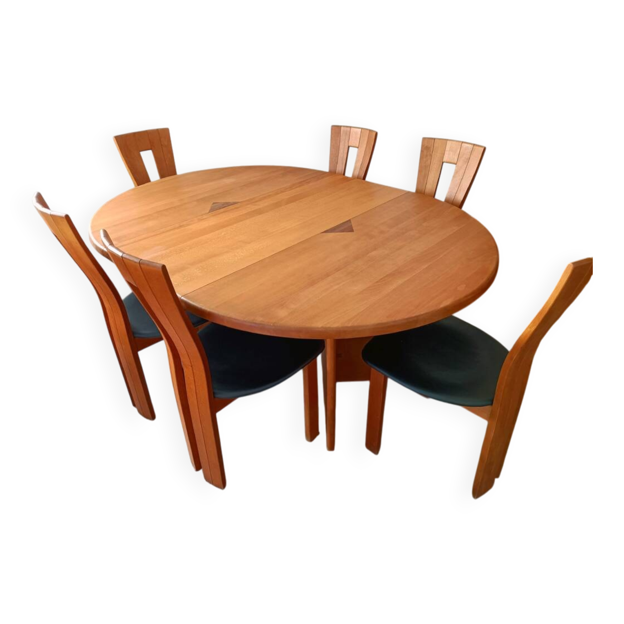 Dining table SELTZ Fagus and chairs