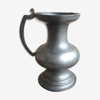 Tin pitcher