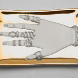 Vide poche "main baguée"  en porcelaine de fornasetti
