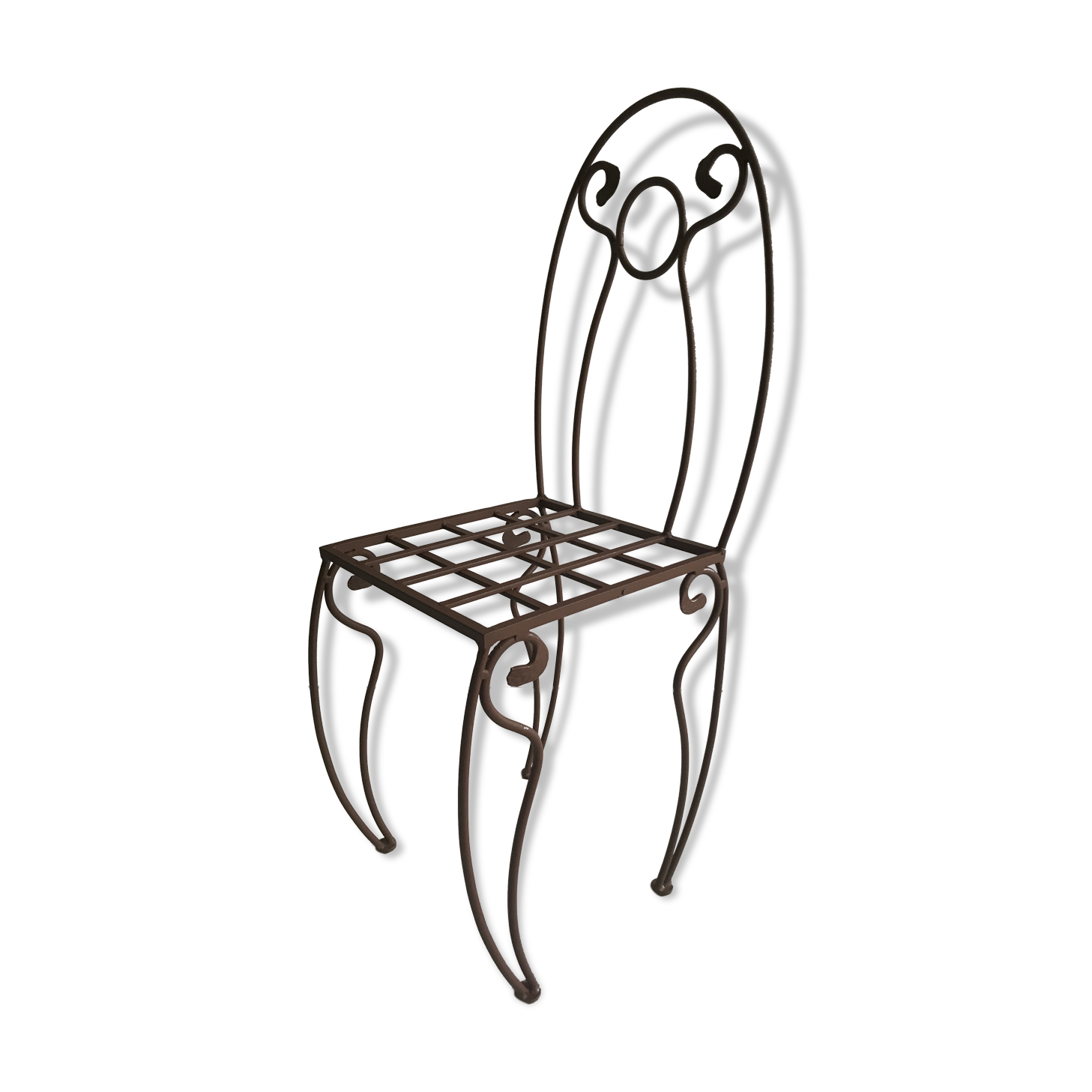 Art Deco wrought iron chair