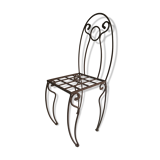 Art Deco wrought iron chair