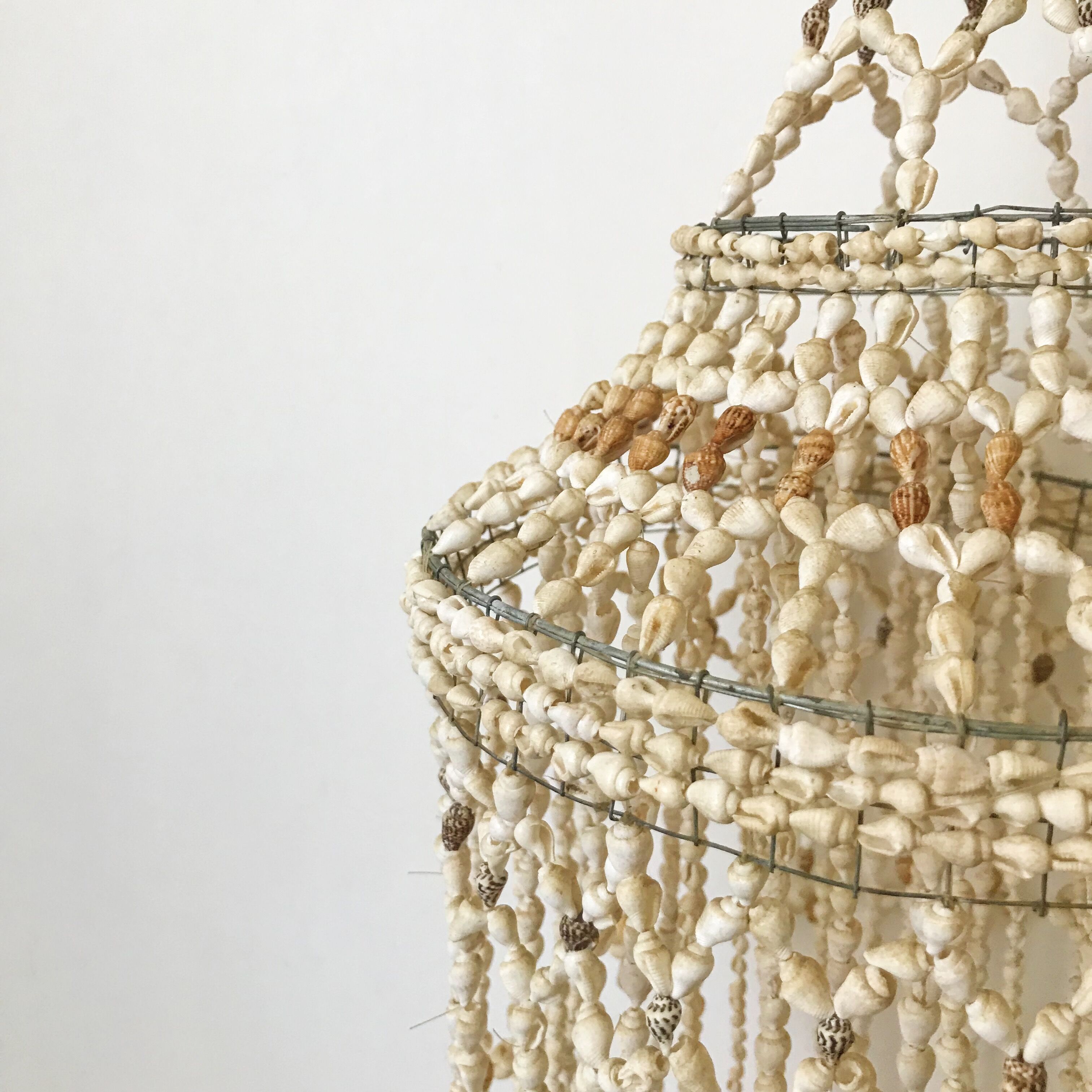 Vintage shell hanging from the 70s