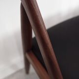 Set of four teak chairs, Danish design, 1970s, designer: Kai Kristiansen