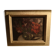 Tableau huile sur panneau bouquet de fleurs