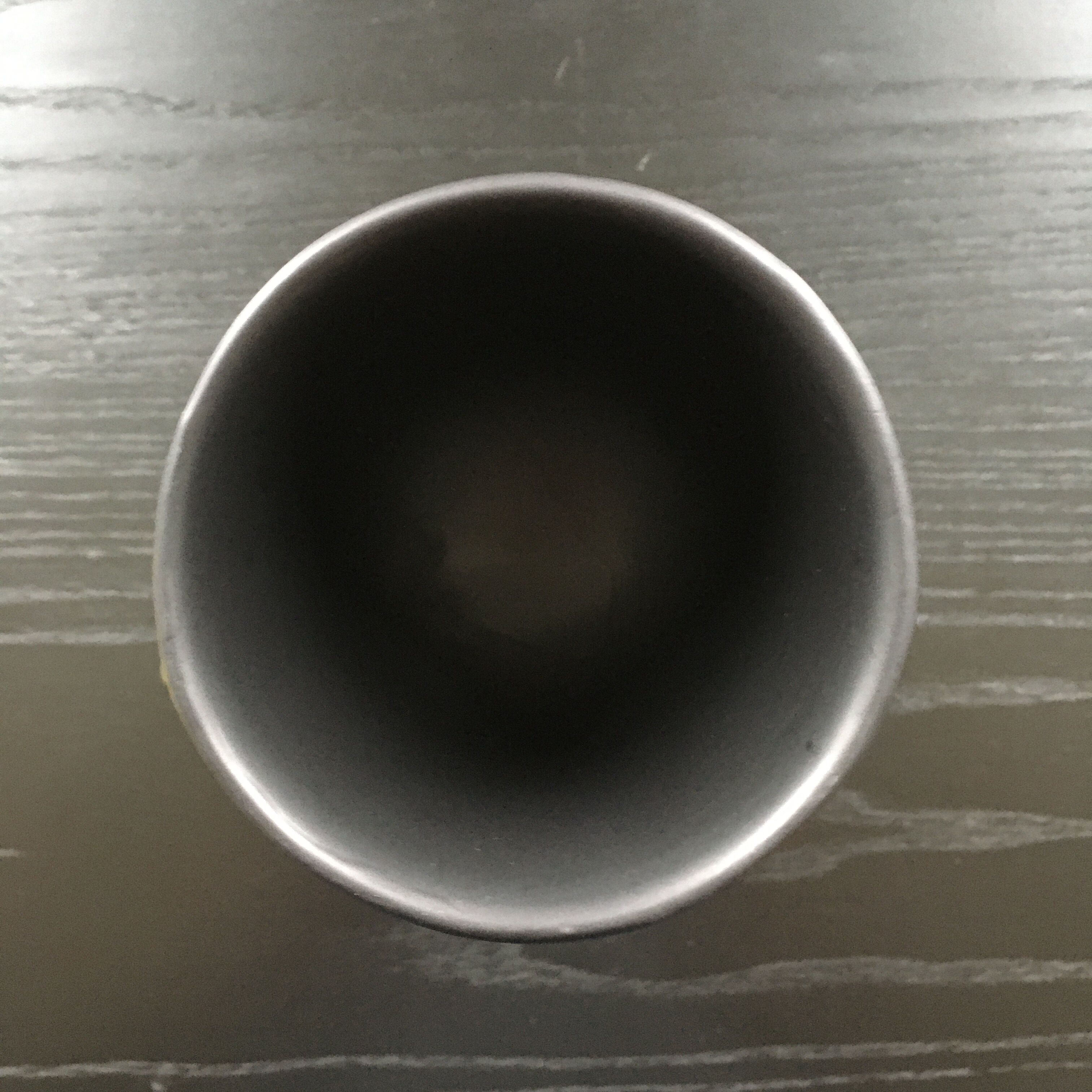 Black hand vase