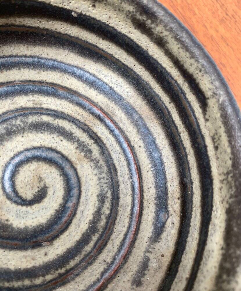 Vintage British Brutalist Ceramic Bowl by Tremar UK