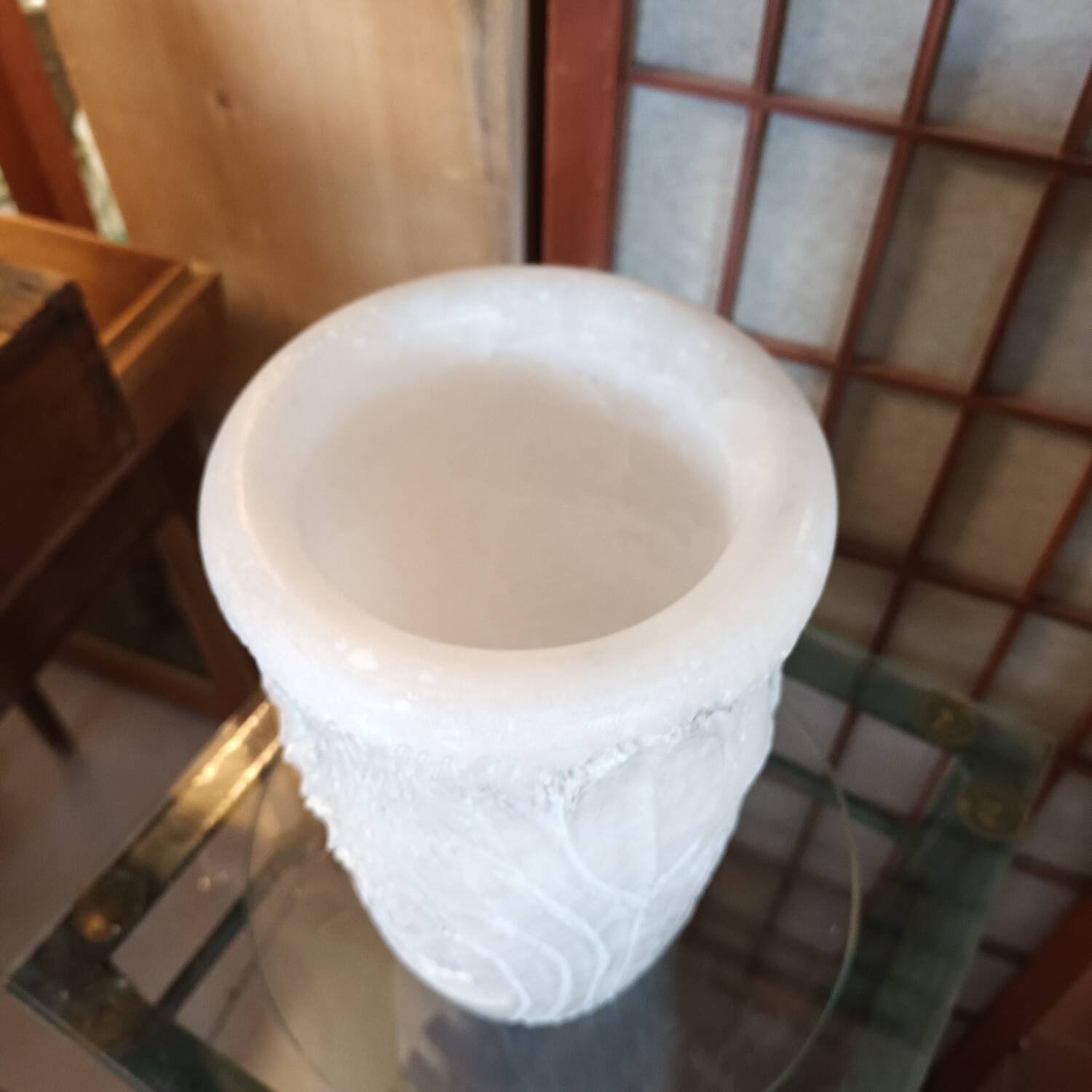 Vase en albâtre vintage