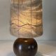 Lampe céramique grès vintage design années 60