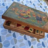 Ancien jeu de construction bois