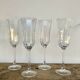 4 flûtes à champagne «octime » LUMINARC France vintage 