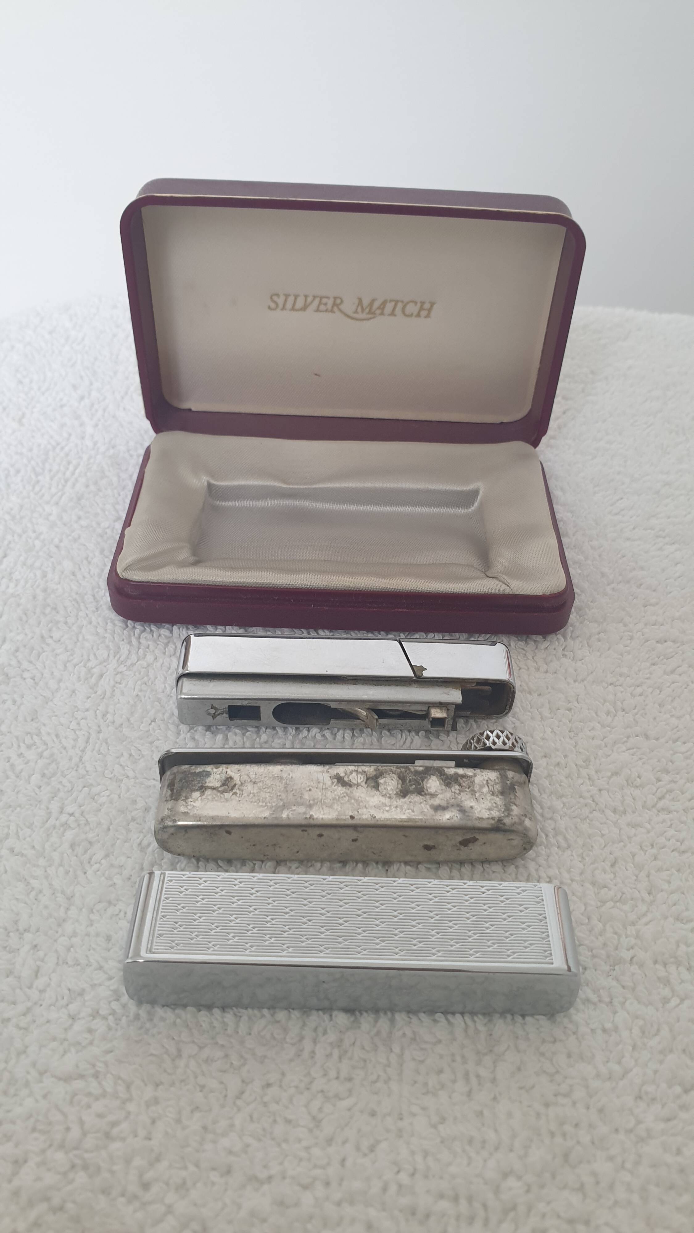 Vintage Silver Match Lighter