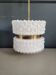 50s molded glass pendant light