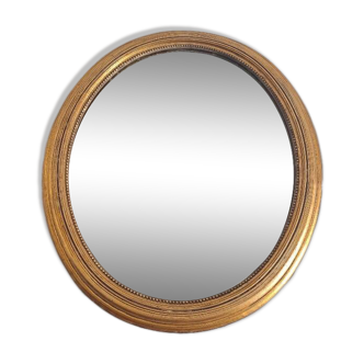 Miroir ancien en bois doré