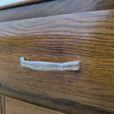 Art Deco oak chiffonier