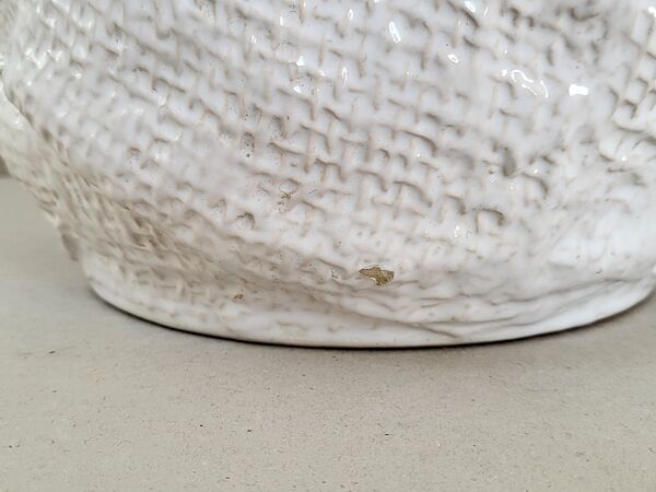 Vase vintage Bay Keramik sac de jute 1960