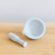 Mortier et pilon en porcelaine D8cm