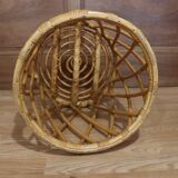 Rattan stool Italy 1960s