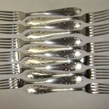 Deetjen Forks Silver Metal Net Goldsmith's Punch Service X 12