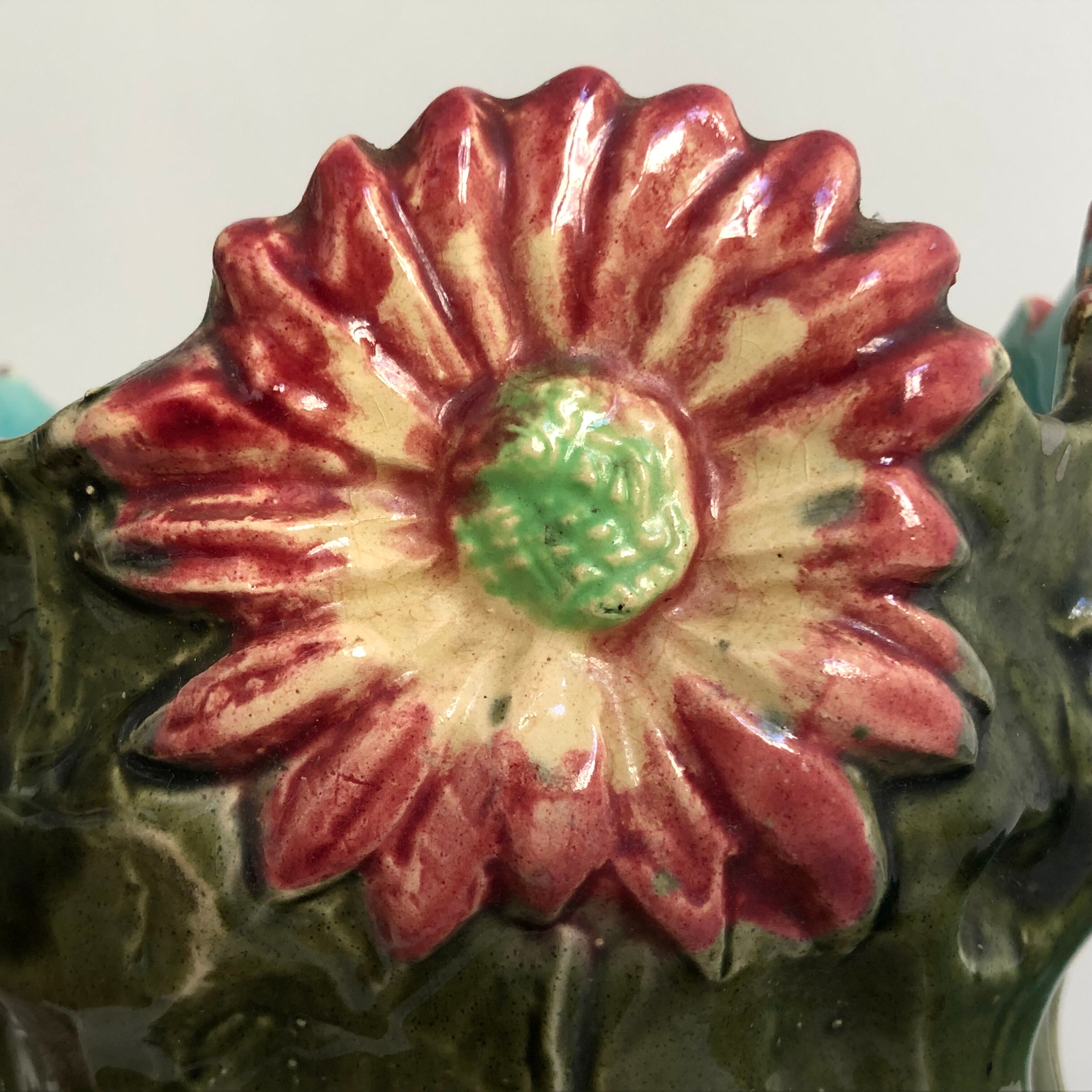 Pair of slip vases 1900