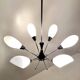 Lustre Sputnik vintage, attribué à Stilnovo, Italie, années 1960