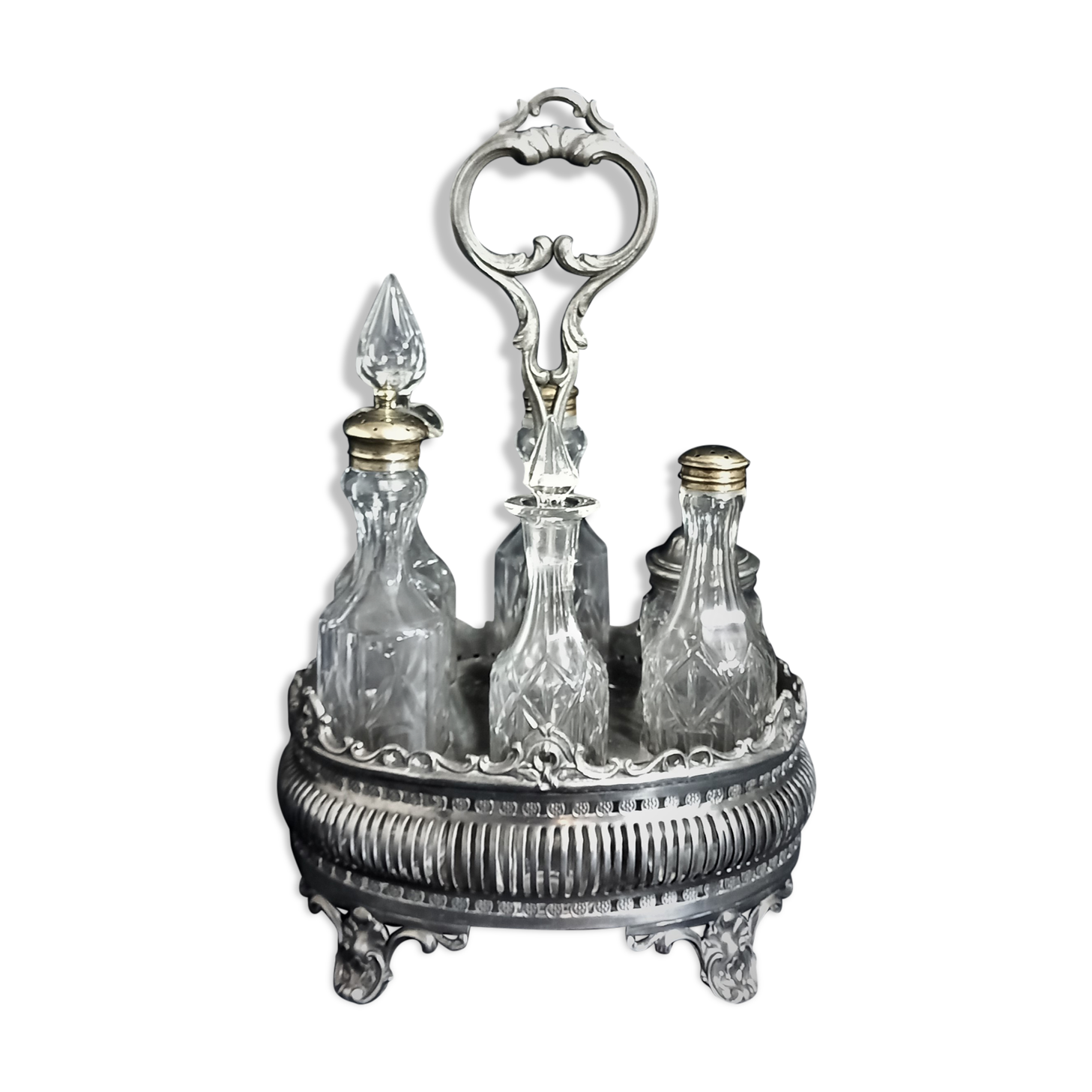 Neoclassical Style Condiment Service (Six Pieces)