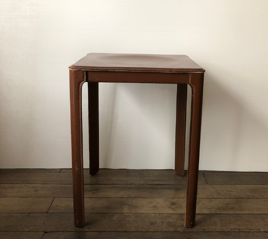 Matteo Grassi 'Havana' leather stool