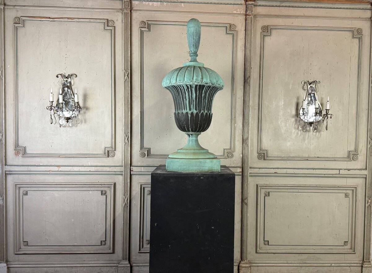 Pair of Lyre Shaped Wall Lights