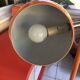 Vintage 70s orange eyeball floor lamp