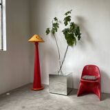 80s pop red floor lamp