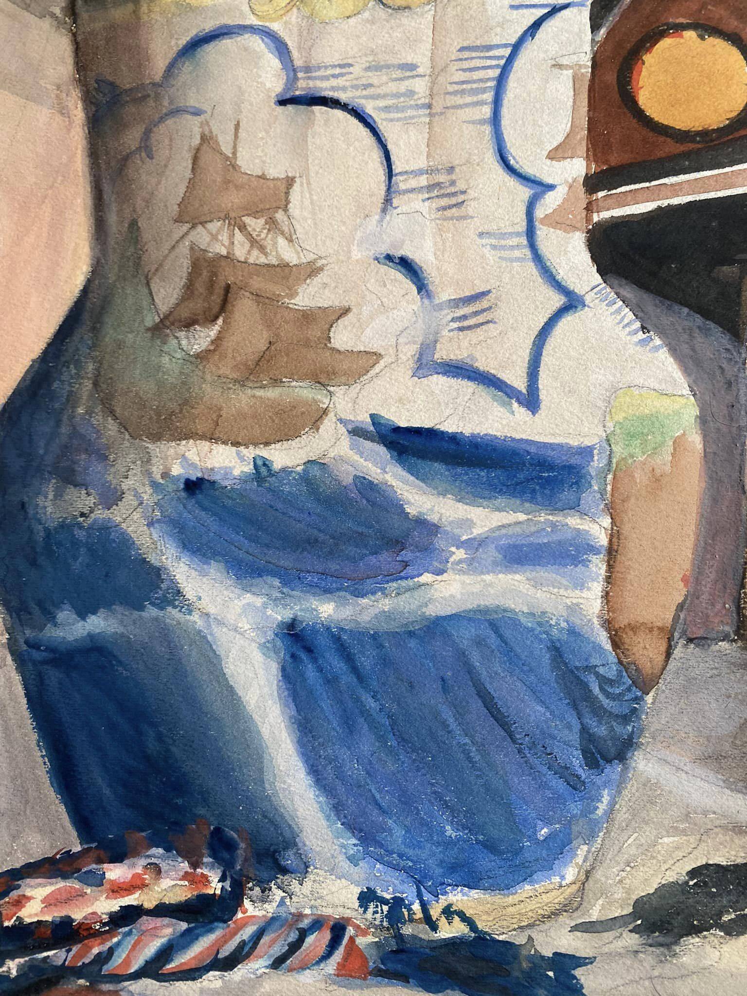Still life watercolor painting