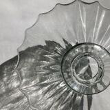 Thick glass vase, organic shape