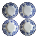 La Redoute x Selency set of 4 Dordrecht hollow plates