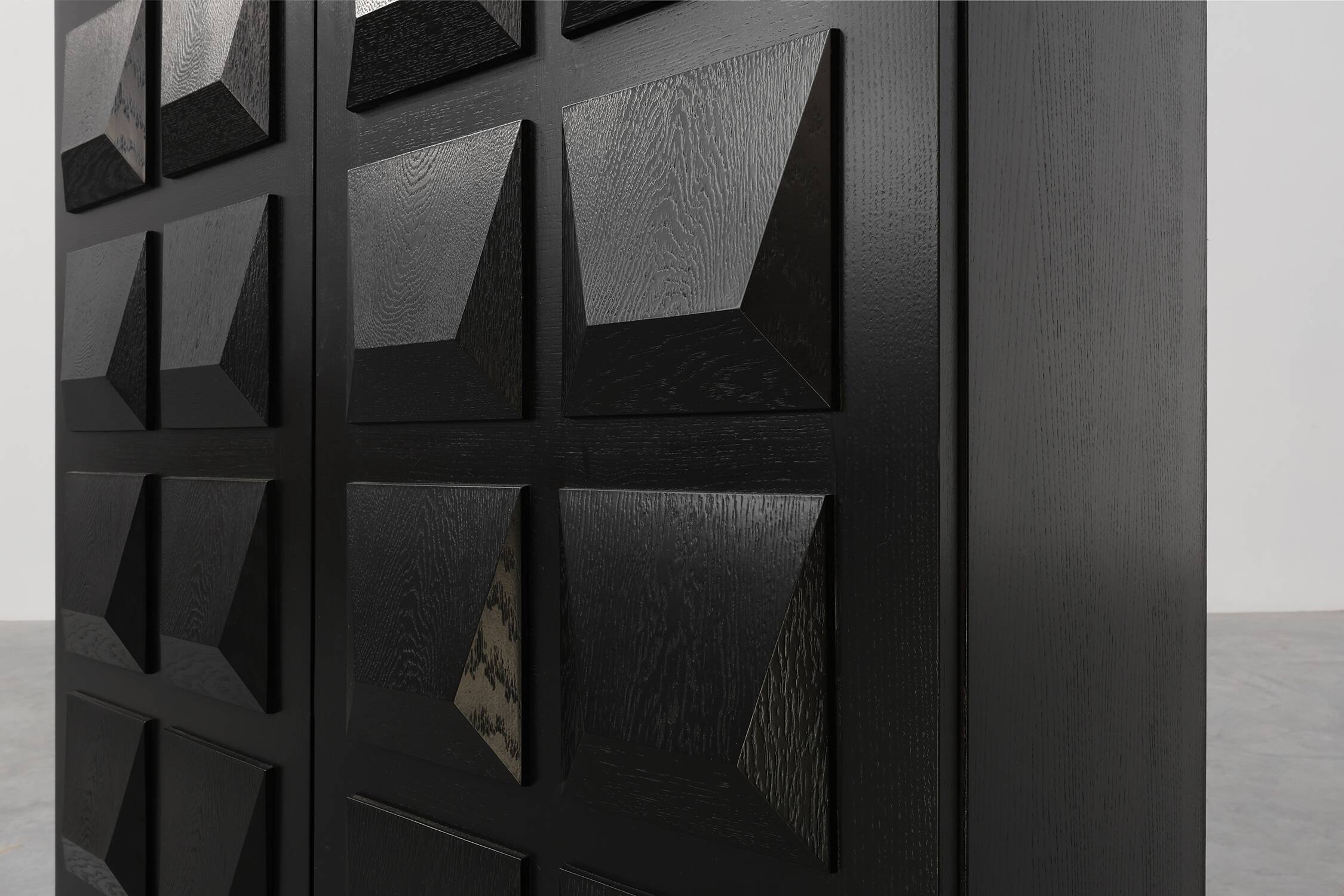 Mid-Century Brutalist Cabinet or Highboard, Belgium ca. 1970