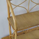 Rattan wall shelf 1960