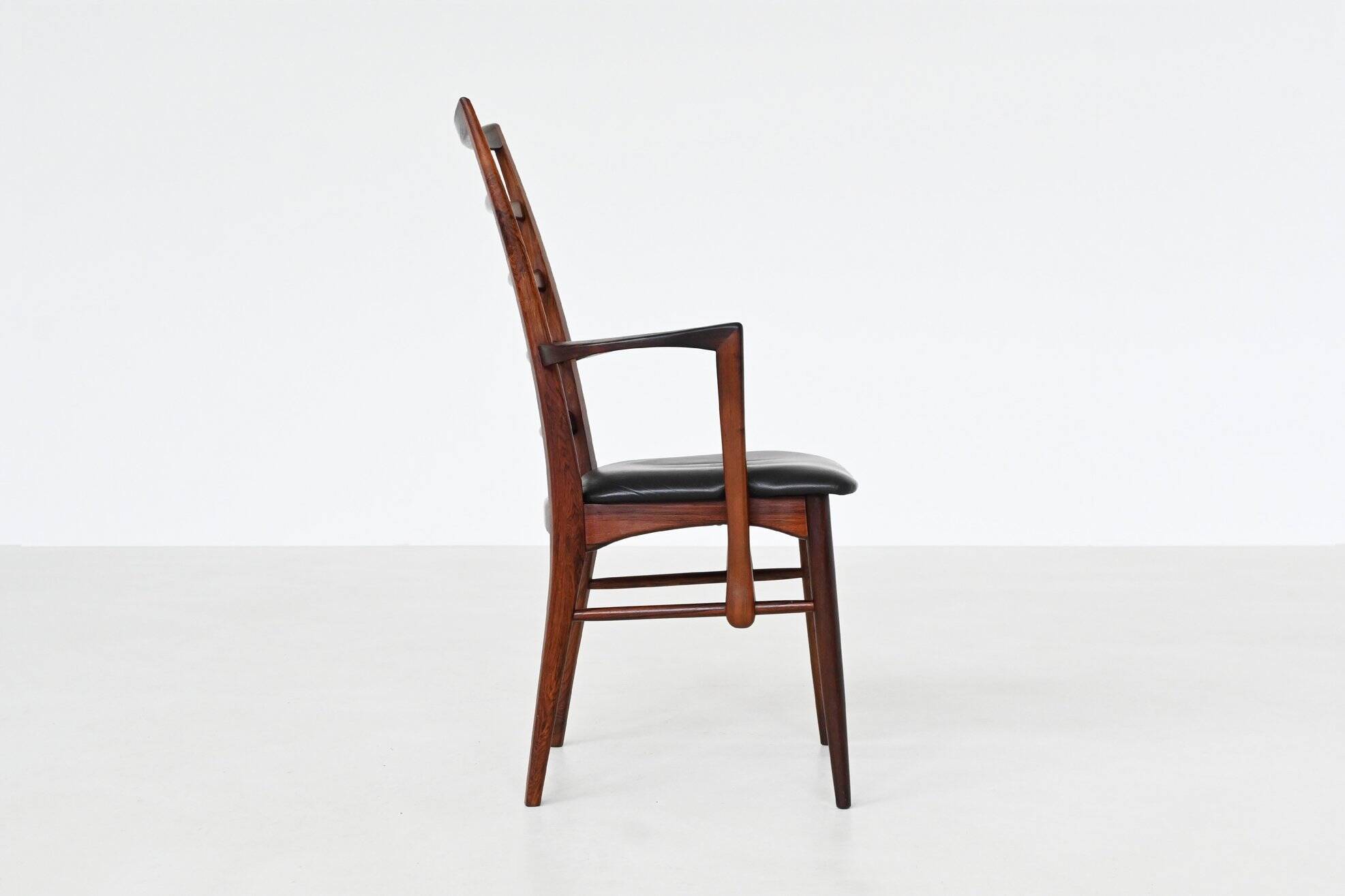 Niels Koefoed Model 'Lis' armchair in rosewood Denmark 1960