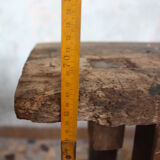 Ancient wooden workbench