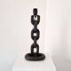 Brutalist lamp foot in boat chain links 1950