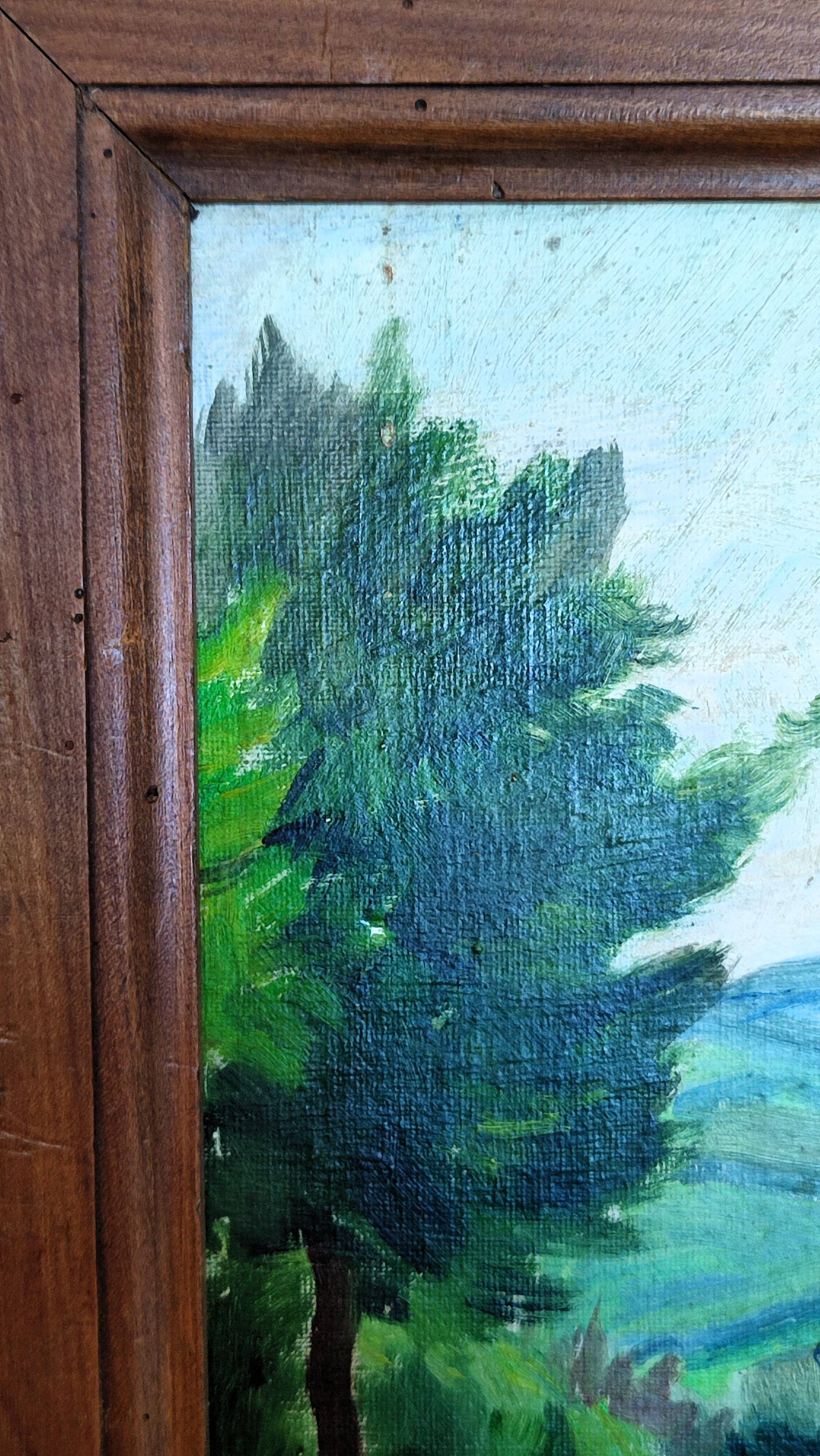 Landscape of limousin by gaston dardaillon (19th-20th century)