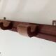 Antique wall coat rack folk art