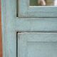 Hand-painted kitchen cupboard or bookcase from the Victorian era, 1860.