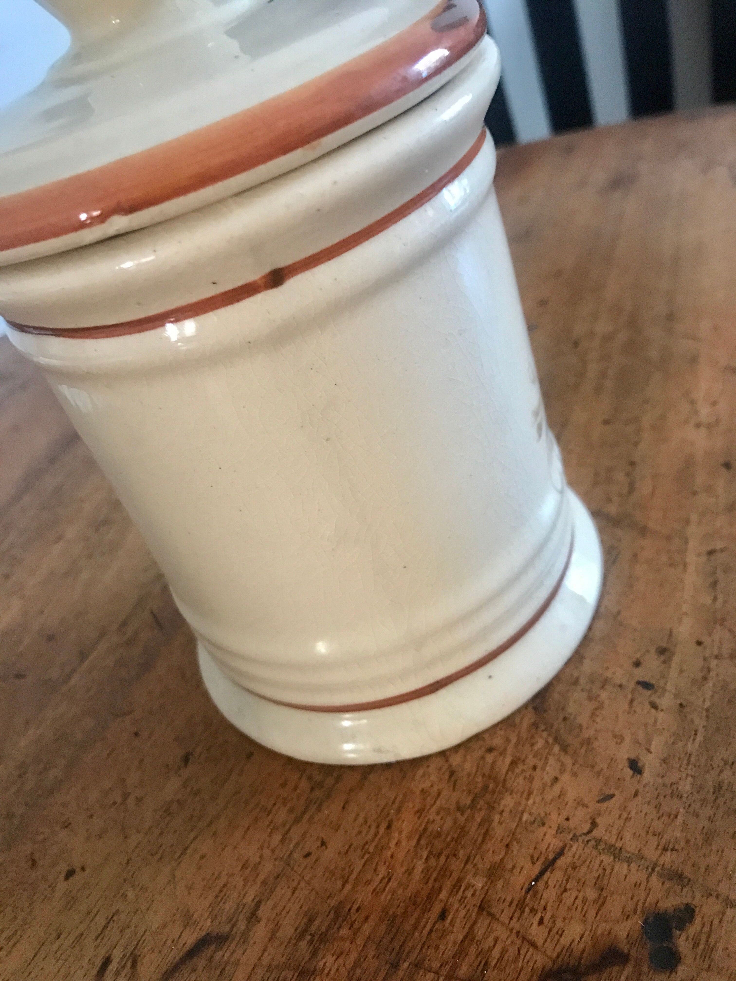 Pot with "SuCre" natural tones