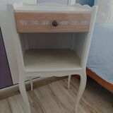 Restored vintage bedside table - Scandinavian style - unique piece