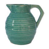 Blue-green pitcher in Orchies earthenware