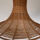 Large vintage rope pendant lamp design from the 70s