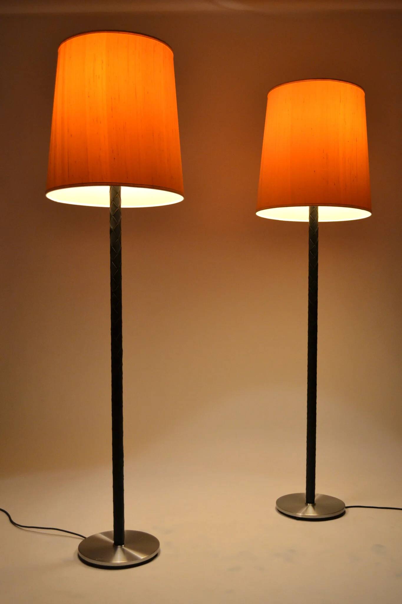 A Pair Of “Flet” Floor Lamps by Jo Hammerborg for Fog & Mørup, Denmark – 1960s