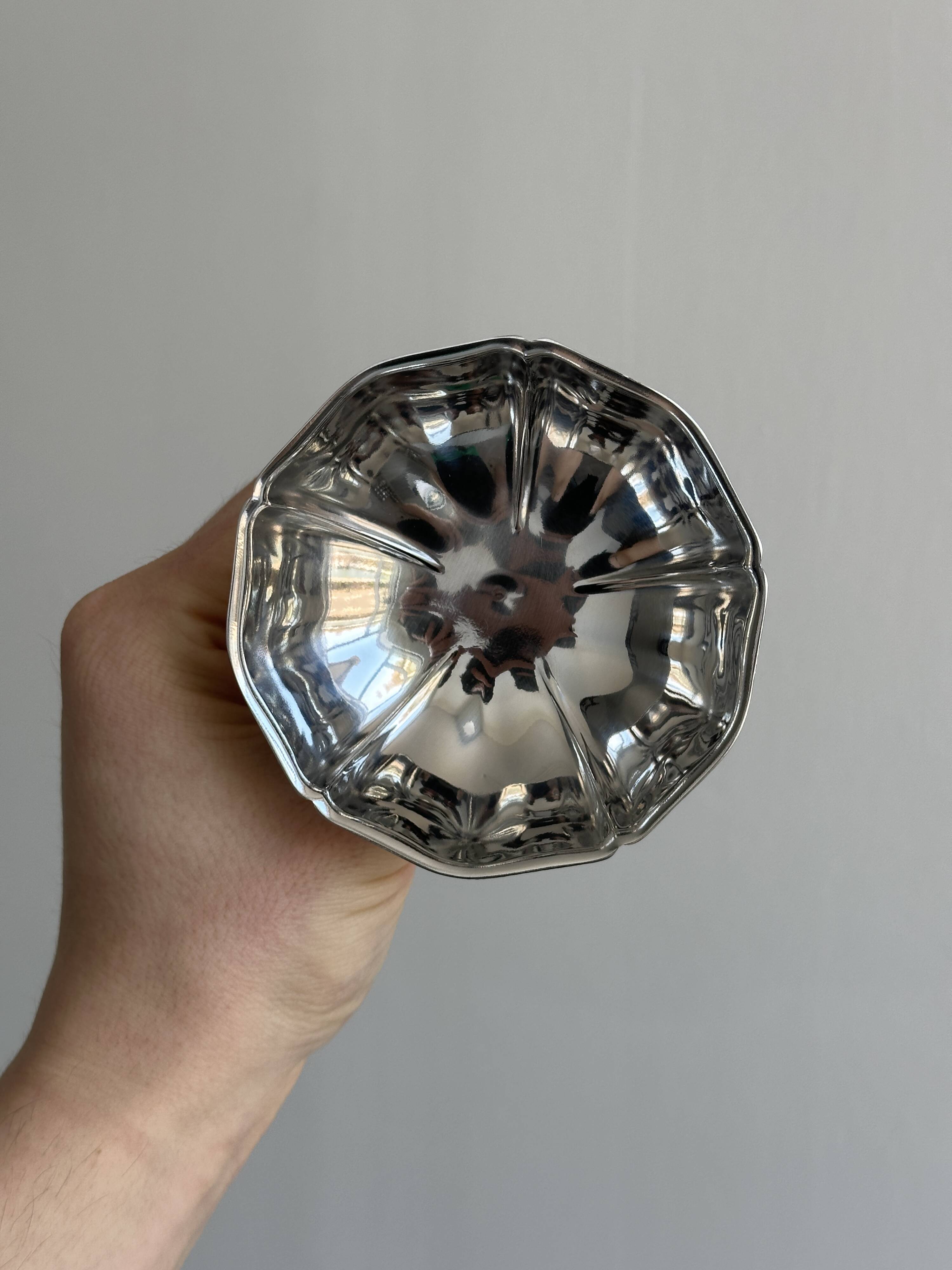 10 Letang Remy stainless steel footed bowls