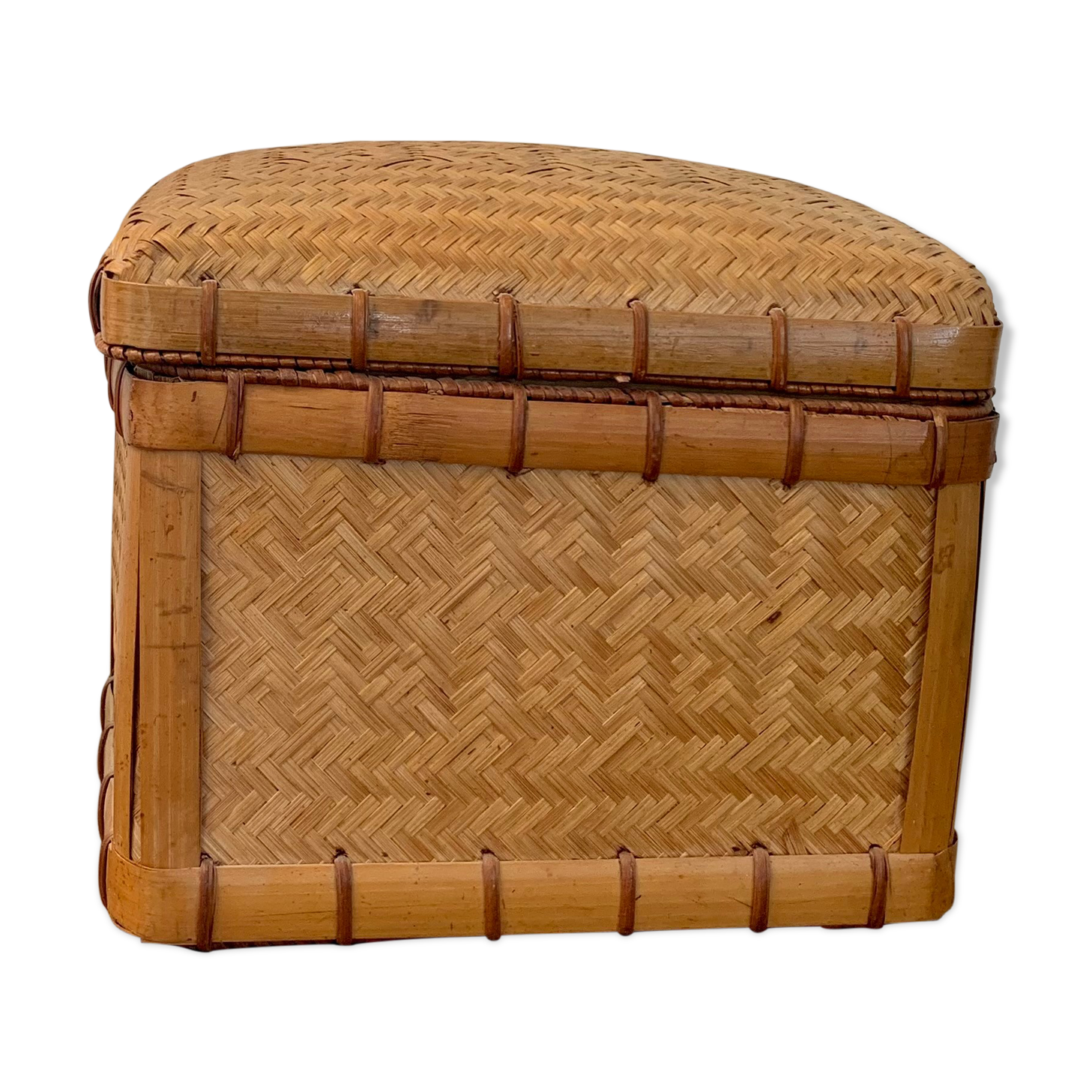 Vintage rattan box