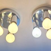 Set of Two Wall Lamps, Flush Mount, Sputnik, Space Age, Italy, 1970s